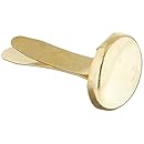 School Smart Brass Plated Fasteners - 1/2 inch - Box of 100