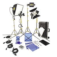 Lowel DV Creator 44 Kit, Analog & Digital Video Lighting Location Kit, with TO-83 Case