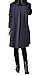 Hole Tide Women's Solid Color V-Neck Cotton & Linen Long Sleeves Blouse Dress