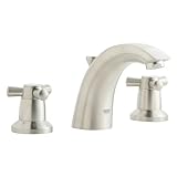 Grohe K20121-18084-EN1 Arden Lavatory Cross Faucet Kit, Brushed Nickel [並行輸入品]