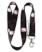 New Hello Kitty Face Black Lanyard Keychain Holder New Hello Kitty Face Black Lanyard Keychain Holder