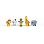 Wow - Safari Park Animals - 1 Figure and 4 Animals for Imaginative Play