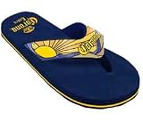 Corona Sunrise Print Strap Flip Flop Navy Men's Sandals