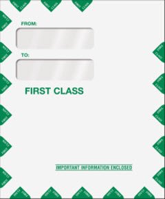 Double Window Tax Organizer Mailing Envelope Self Seal