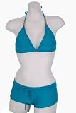 Women's Two piece halter bikini swimwear with removable padding - Style B