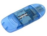 CTCstore 6-in-1 USB 2.0 High Speed Memory Card Reader Writer for SD SDHC MiniSD MiniSDHC MMC rsMMC
