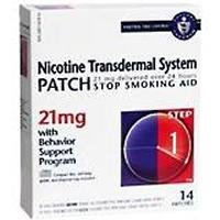 Novartis Nicotine Transdermal System Stop Smoking Aid Patch, Step 1, 21 mg - 14 Ea