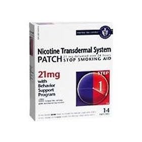 Habitrol Nicotine Transdermal System Step 1, 21mg Stop Smoking Aid Patch - 7 ea