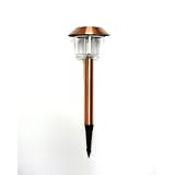 Buy 6 x Solar Lights Garden Lawn Outdoor- Copper Stainless Steel Finish by Harvest