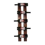 Five Bottle Wall Rack