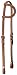 Basketweave Single Ear Headstall - Medium Oil