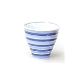 ライン彫り　軽量湯呑（青） 【湯呑 有田焼】 【3個組】