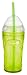 Zak Designs Clear/Kiwi 12-Ounce Lil' Chiller with Straw