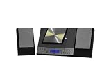 Produkt-Bild: Elta 2422 Kompaktanlage (Vertikal CD-/MP3-Player, UKW-/MW-Tuner, 80 Watt PMPO Lautsprecher inkl. AUX-Eingangs-Adapterkabel, Digitaluhr mit Alarmfunktion) schwarz