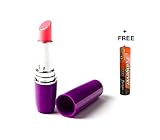 Lipstick Vibrator PLUS --FREE 1 AAA "KINGEVER" BATTERY-- Sex Toy Massager Waterproof (PURPLE   BATTERY)