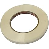 White Produce Poly Bag Sealer Tape 3/8 Inch x 180 Yards 6 Rolls