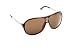Zoom Underground Sunglasses Brown Plastic Carrera Frame with Subtle Metal Detail on Wide Brow, Metal Temples/Brown Lenses, Large