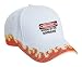 Search : BEWARE OF THE SOPRANO Adult White Hat with Red Flames FIRE