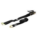 Buy 1 X 8' Thumb Ratchet Tie Down Strap with Double Wire J Hooks by US Cargo Control
