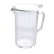 6 x Polycarbonate Plastic Pitcher Jug Lined at 2.5 Pint 1.4 Litre With Lid