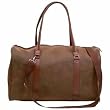 "Embassy Travel Gear 21"" Brown Faux Leather Tote Bag"