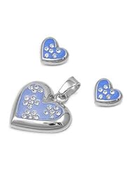 Sterling Silver Sets - Heart