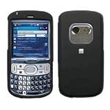 Fits Palm Treo 800w Sprint Cell Phone Snap on Protector Faceplate Cover Housing Hard Case Solid Black Rubber Feel sprint-cell-phones Fits Palm Treo 800w Sprint Cell Phone Snap on Protector Faceplate Cover Housing Hard Case - Solid Black Rubber Feel