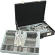 Sterlingcraft 72pc Stainless Flatware and Hostess Set w/ 24K Gold Plated Trim