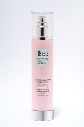 Regenerative Cleansing Milk for Tired & Devitalized Skin - Made in France - 200ml (6.7 Oz.)
