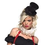 Black Glitter Mini Top Hat
