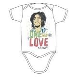 Bob Marley - Onesie Love Creeper (White)