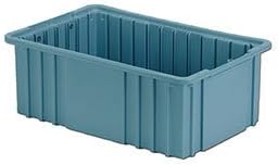 Lewisbins Modular Divider Box, Blue, 16-1/2 X10-7/8 X6" - Lot of 8