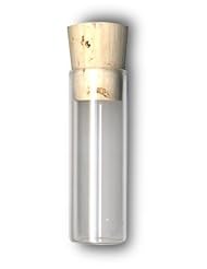Glass Vial with Cork Stopper Is Convenient For Holding Many Small Products (Lot/25)