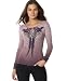 Apparel : One World Layered-Look Ombr? Printed Henley