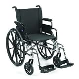 Economy High Performance Lightweight Wheelchair - 18 with padded, elevating legrest