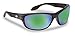 Flying Fisherman Unisex-Adult Cayo Sunglasses, Matte Bronze Frames/Amber-Green Mirror Lenses, Medium