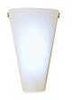 Exciting Lighting Wireless Smart Choice Wall Sconce Cone Shaped Frosted Glass