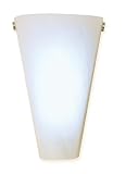 Exciting Lighting EZ4000 Wireless Wall EZ Sconce White Frosted Marble