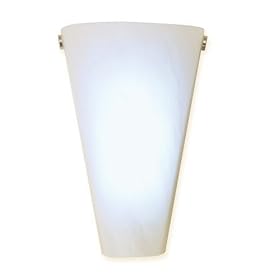 Exciting Lighting EZ4000 Wireless Wall EZ Sconce White Frosted Marble