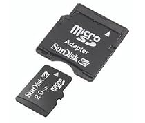 SANDISK MICROSD 2GB 3IN1 ADAP