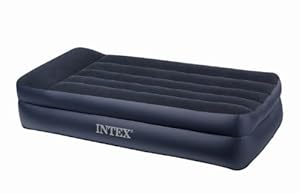 Intex Pillow Rest Twin Airbed with Built-in Electric Pump
