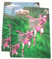 Power Rangers Stationery : 2 pcs Notebook set 8" x 10"