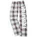 Boxercraft Flannel Volleyball Pant (Brown / Baby Blue)