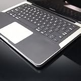 TopCase SOLID BLACK Keyboard Silicone Skin Cover with palm rest area for Macbook Pro 13-Inch A1278 including TopCase Mouse Pad