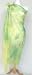 Hand Dyed Pure Silk Scarf Shawl Wrap Sarong Chartreuse