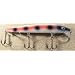 JLVLures JLV Shallow Suspending Minnow Spotted Bleeder : Husky Stickbait Lures Saltwater Freshwater Jerk Bass Smallmouth Steelhead Pike Muskie Salmon Trout Snook Striper Perch Whiper Snook Speckled Trevally, Mid- Depth Trolling Casting Hook Treble