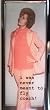 "I Was Never Meant to Fly Coach" Retro Tampon Case