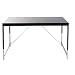 ITALMODERN Gilbert Desk; Black Gloss/Chrome