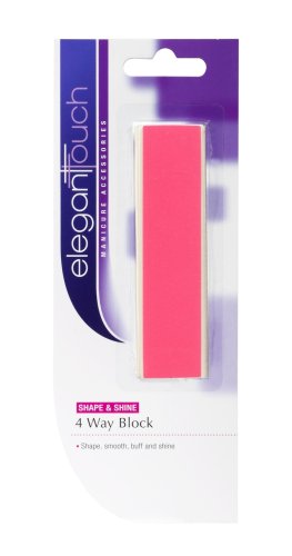 Childrens Toyshop   : Elegant Touch Manicure Accessories -Shape & Shine 4 Way Block