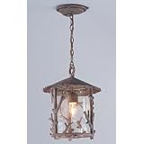 Troy Lighting Cheyenne Outdoor Ceiling Mount Hanging Lantern